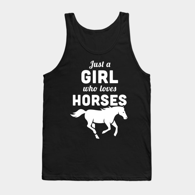 Funny Horse Girl Design | Horseback Riding Tank Top by MeatMan